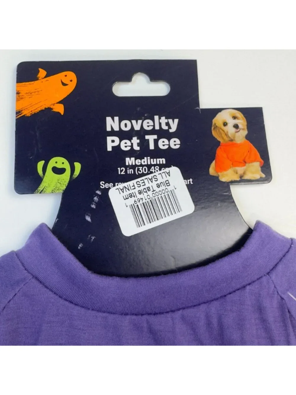 Novelty Pet Halloween Tee Medium 
